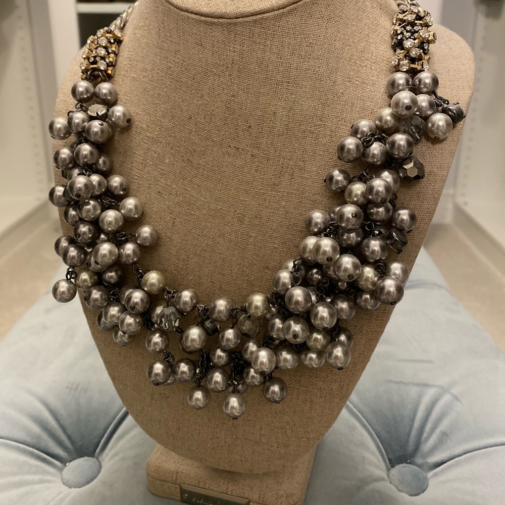 Isodora Pearl Bib Necklace